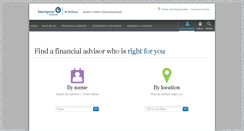 Desktop Screenshot of ameripriseadvisors.com